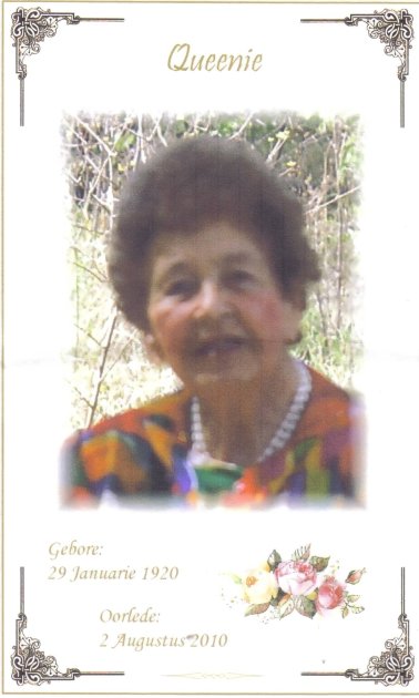 WALT, Queenie Evelyn van der 1920-2010_01