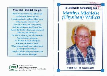 WALTERS-Matthys-Michielse-Nn-Thysman-1927-2014-M
