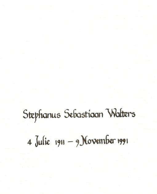 WALTERS, Stefanus Sebastiaan 1911-1991_01