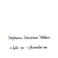 WALTERS, Stefanus Sebastiaan 1911-1991_01