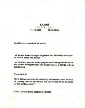 WATT-VAN-DER-Salome-1952-1999-F