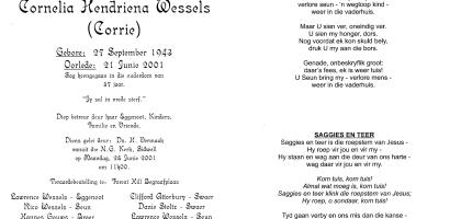 WESSELS-Cornelia-Hendriena-1943-2001
