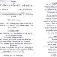 WESSELS, Frans Hendrik 1931-2014_01