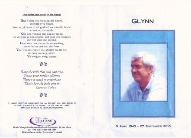 WESSELS, Glynn 1943-2010_01