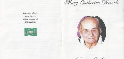 WESSELS-Mary-Catherine-Nn-Mary-1916-2006-F