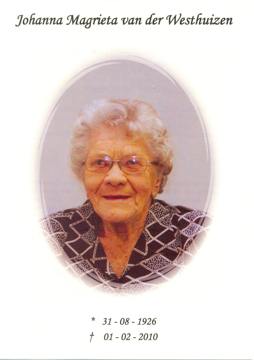 WESTHUIZEN-VAN-DER-Johanna-Magrieta-Nn-Rita-1926-2010-F_1