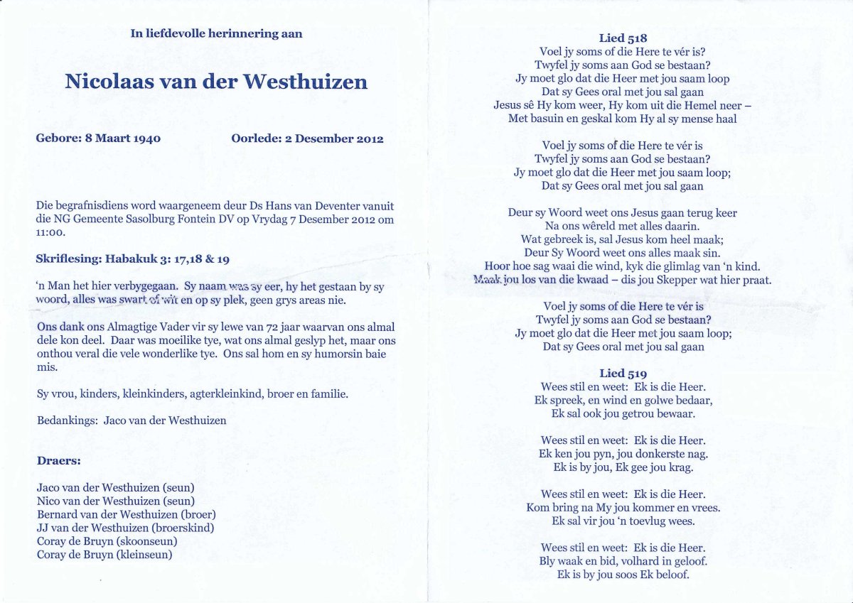 WESTHUIZEN-VAN-DER-Nicolaas-Nn-Wessie-1940-2012-M_2
