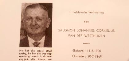 WESTHUIZEN-VAN-DER-Salomon-Johannes-Cornelius-1900-1969-M