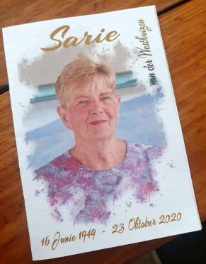 WESTHUIZEN-VAN-DER-Susara-Hendricka-Nn-Sarie-1994-2020-F