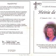 WET Heinie de 1918-2004