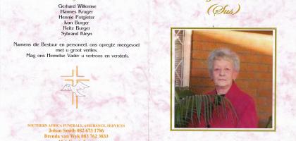 WILLEMSE-Anna-Maria-Elsie-Cicelia-Nn-Annatjie.Sus-nee-Potgieter-1942-2012-F