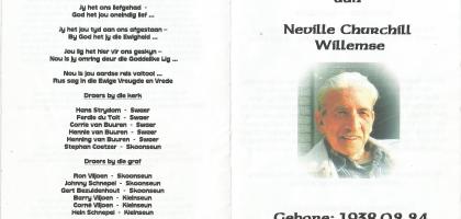 WILLEMSE-Neville-Churchill-1938-2006