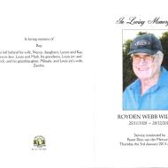 WILMOT, Royden Webb 1929-2012