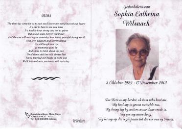 WILSNACH-Surnames-Vanne