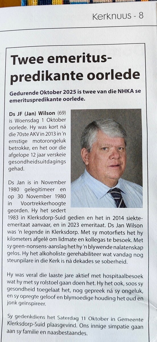 WILSON-J-F-Nn-Jan-1955-2025-Ds.NHKerk-M-DieHervormer_NovDes2025.pp8 TITLE