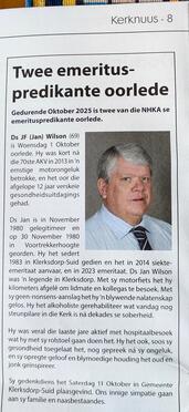 WILSON-J-F-Nn-Jan-1955-2025-Ds.NHKerk-M-DieHervormer_NovDes2025.pp8 TITLE