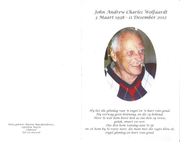 WOLFAARDT, John Andrew Charles 1938-2012_01