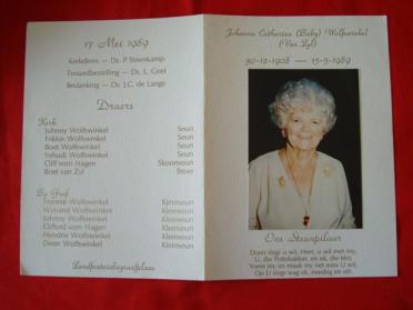 WOLFSWINKEL-Surnames-Vanne