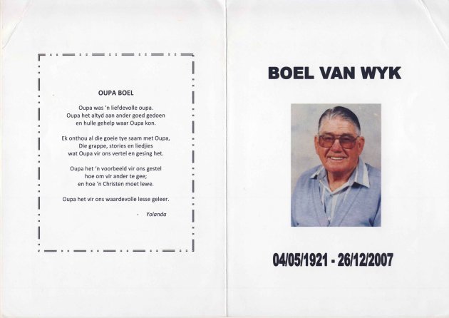 WYK, Boel van 1921-2007_01