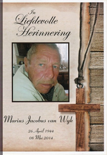 WYK-VAN-Marius-Jacobus-Nn-Marius-1944-2014-M_1