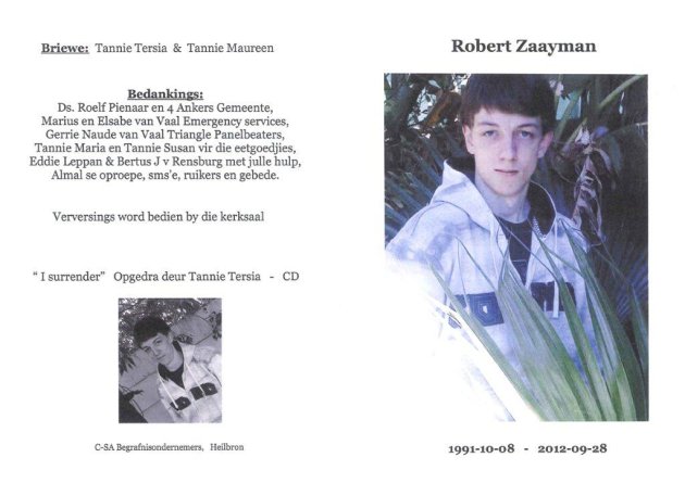 ZAAYMAN, Robert Edwin 1991-2012_01