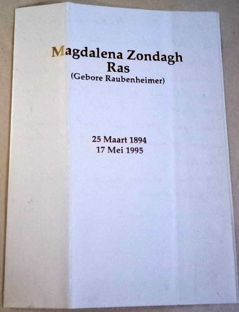 ZONDAGH-Magdalena-nee-Raubenheimer-X-Ras-1894-1995-F_1