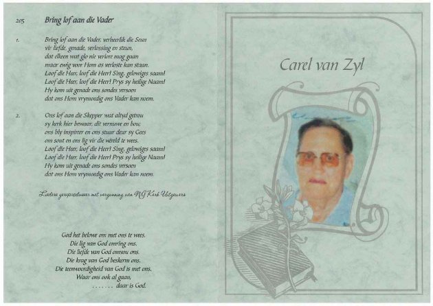 ZYL, Carel David van 1933-2002_1