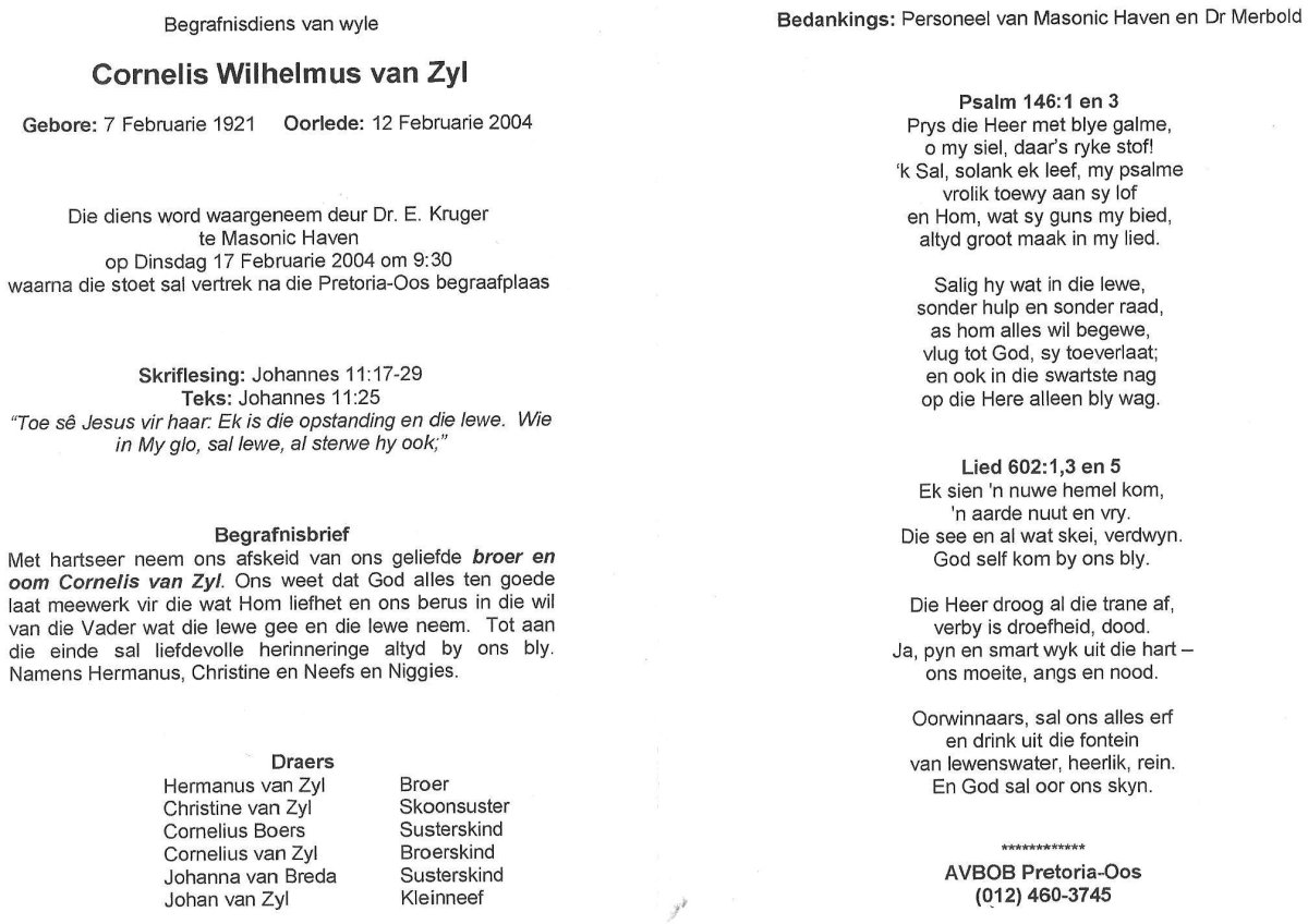 ZYL-VAN-Cornelis-Wilhelmus-1921-2004-M_1