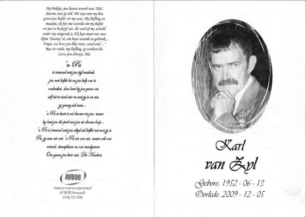 ZYL, Karl van 1952-2009_1