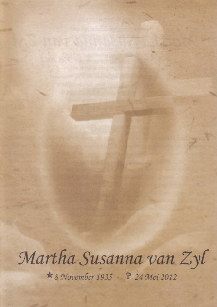 ZYL, Martha Susanna van 1935-2012_01