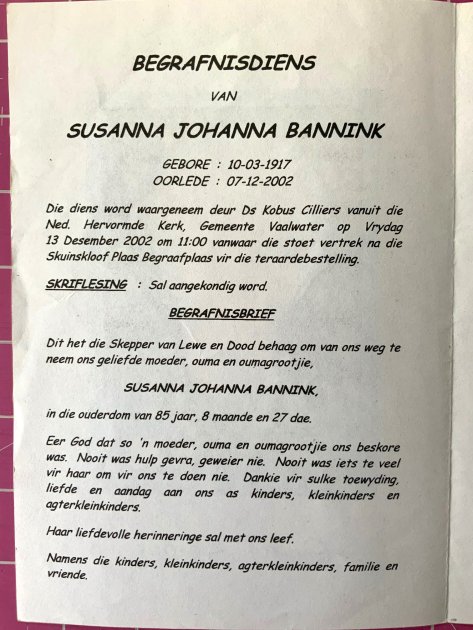 BANNINK-Susanna-Johanna-Nn-OumaSannie-née-Stephens-1917-2002-F_2