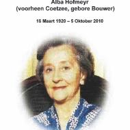 HOFMEYR-Albertha-Magdalena-nee-Bouwer-X-Coetzee-1920-2010-F_1