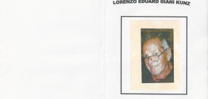 KUNZ-Lorenzo-Eduard-Giani-Nn-Eddie-1935-2007-M
