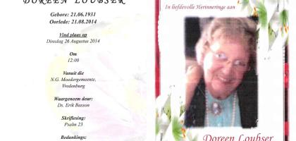 LOUBSER-Doreen-nee-Heunis-1931-2014-F