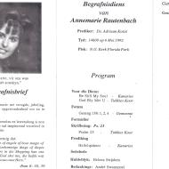 RAUTENBACH, Annemarie 1971-1992_1