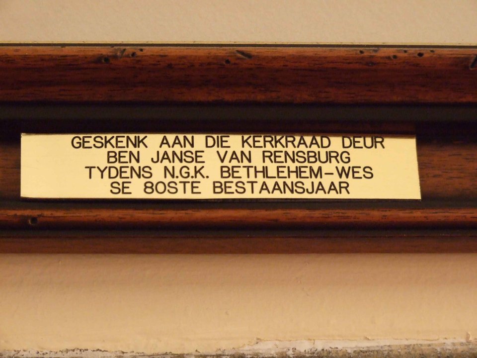 FS-BETHLEHEM-Bethlehem-Wes-Nederduitse-Gereformeerde-Kerk_20 FS-BETHLEHEM-Bethlehem-Wes-Nederduitse-Gereformeerde-Kerk_20