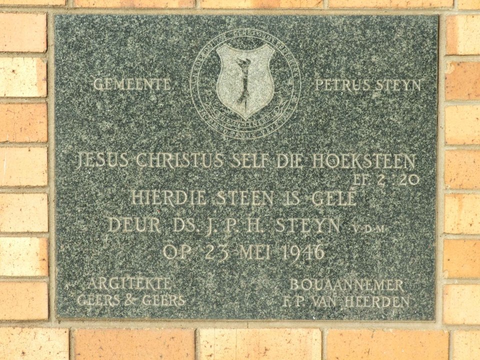 FS-PETRUS-STEYN-Nederduitse-Gereformeerde-Kerk_05 FS-PETRUS-STEYN-Nederduitse-Gereformeerde-Kerk_05