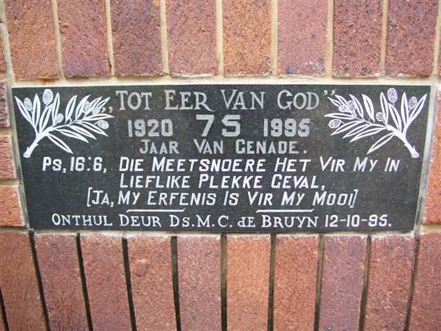 GAU-CULLINAN-Premiermyn-Nederduitse-Gereformeerde-Kerk_07 GAU-CULLINAN-Premiermyn-Nederduitse-Gereformeerde-Kerk_07