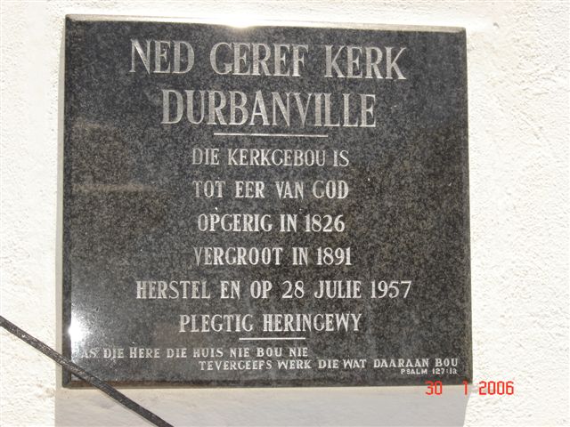 WK-DURBANVILLE-Nederduitse-Moedergemeente-Gereformeerde-Kerk_004 WK-DURBANVILLE-Nederduitse-Moedergemeente-Gereformeerde-Kerk_004