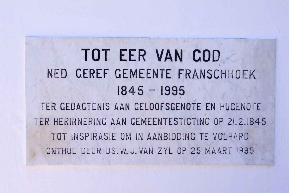 WK-FRANSCHHOEK-Nederduitse-Gereformeerde-Kerk_09 WK-FRANSCHHOEK-Nederduitse-Gereformeerde-Kerk_09