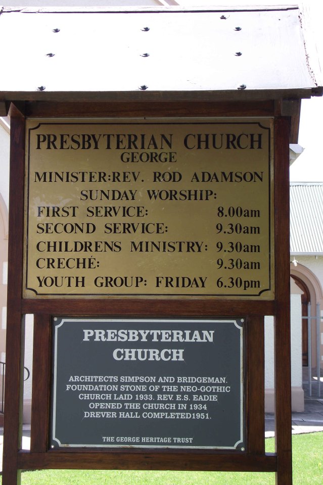 GEORGE Presbyterian Church_1 GEORGE Presbyterian Church_1